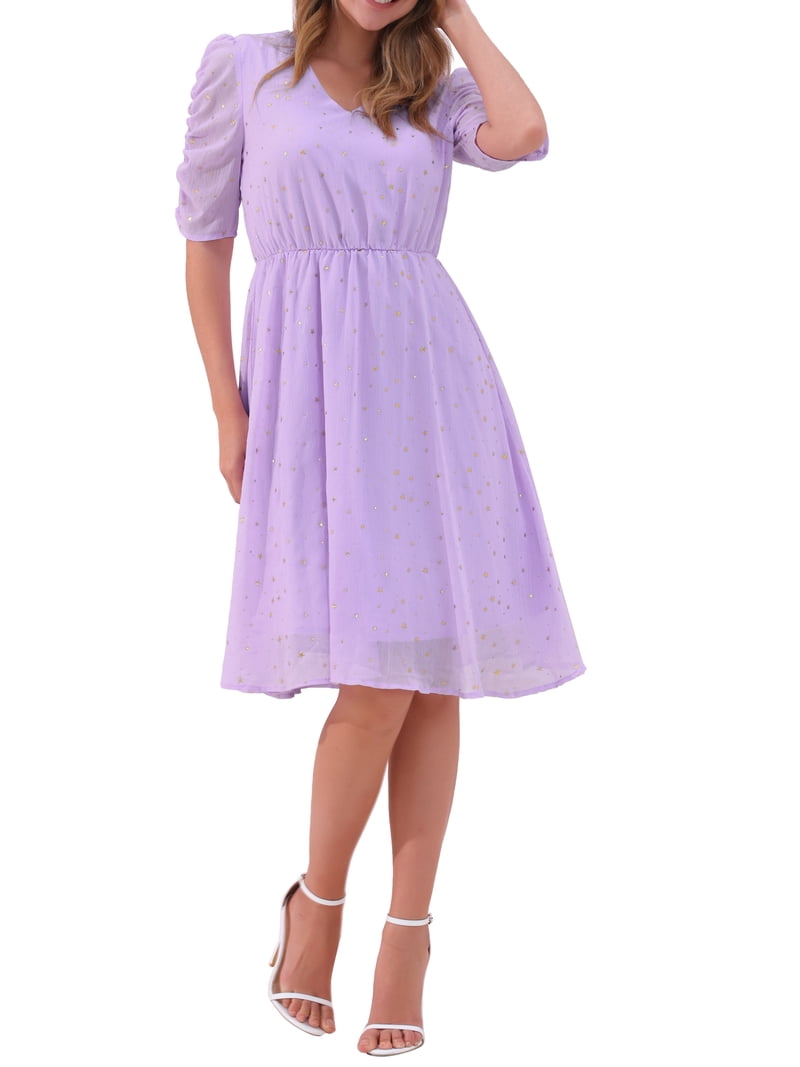 purple polyester dress Deep Purple Polyester Shift Midi Summer Dress by Scarlet Sage at Pernia's Pop Up Shop 2026