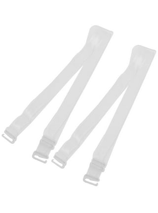 Clear Bra Straps Invisible Clear Replacement - Elastic Adjustable US 1-12  Pack