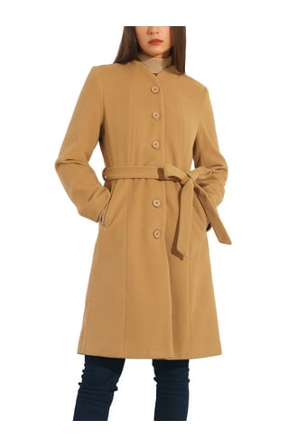 【MISTREASS】EcoFur Collarless Lady Coat mistreass Eco Fur Collarless Lady Coat