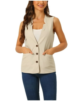 Womens Linen Vest