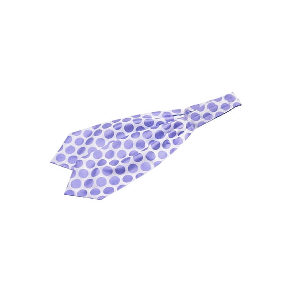 INSPIRE CHIC Cravat Ties for Men Polka Dots Cravat Wedding Party Casual Ascot Tie Light Purple One Size