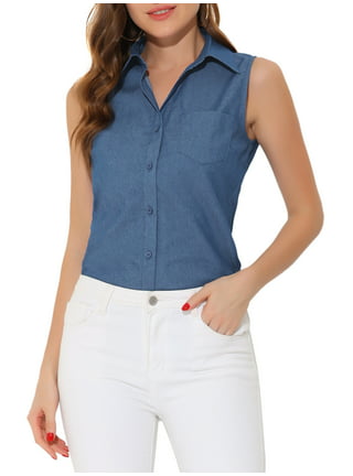 RYRJJ Womens Cotton Button Down Shirt Oversized Casual Long Sleeve
