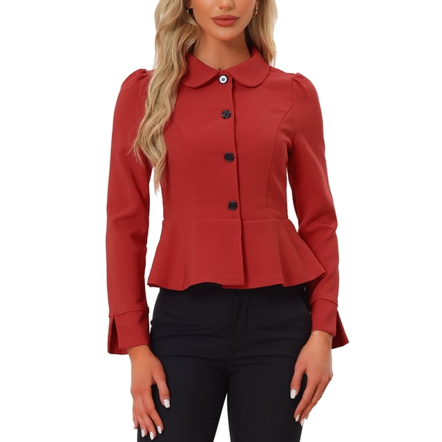 Blazer Violet Femme Allegra K Blazers En Velours Femme Veste à Revers Cranté Manches Longues Double Boutonnage Veste De Costume Business Rouge Foncé XS Blazer Femme Blazer Violet Femme Allegra K Blazers En Velours Femme Veste à Revers Cranté Manches Longues Double Boutonnage Veste De Costume Business Rouge Foncé XS Blazer Femme