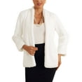 thumbnail image 1 of INSPIRE CHIC Faux Fur Coat for Women's with Pockets Long Sleeve Open Front Fluffy Jackets, 1 of 4