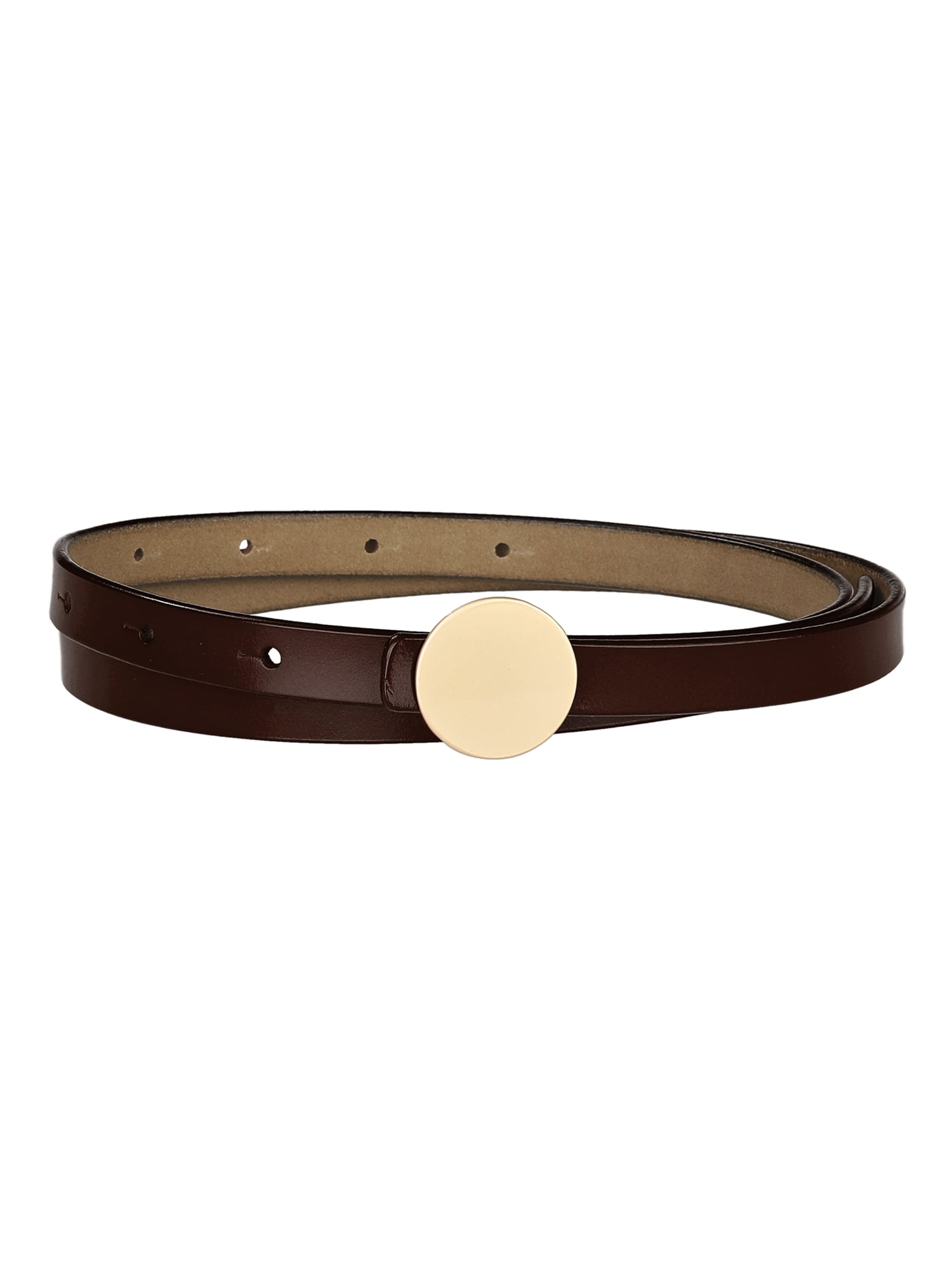 Women\'s Wide Belt with Round Buckle in Faux Leather for Jeans and Dresses SWSMCLT Women main image 3