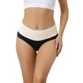 thumbnail image 1 of Allegra K High Waist Cotton Underwear for Women's Stretch Briefs Soft Underpants Tummy Control Panties, 1 of 4