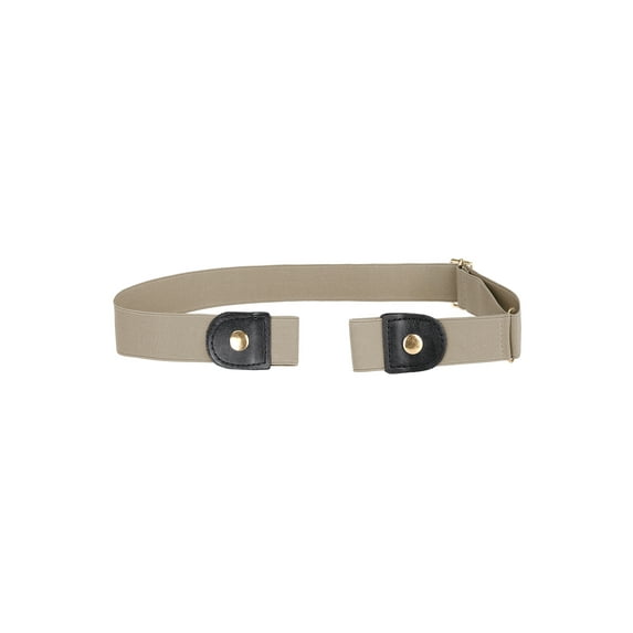 INSPIRE CHIC Invisible Elastic Belt for Women Belts Snap Button Belts No Buckle