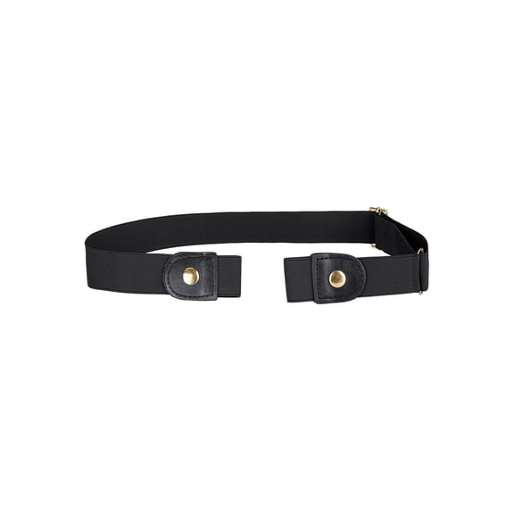 INSPIRE CHIC Invisible Elastic Belt for Women Belts Snap Button Belts No Buckle