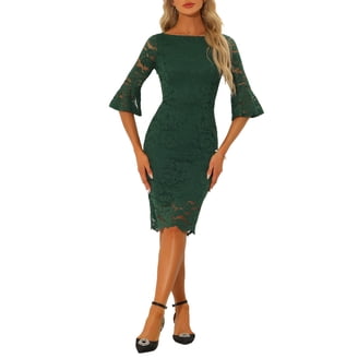 Calvin Klein Bell Sleeve Sheath Dress