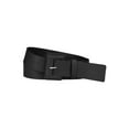 thumbnail image 1 of INSPIRE CHIC Ladies Plus Size Pure Belts, Adjustable Rectangle Buckle Wide Waistband Belt for Dress 27.95-34.25" Black, 1 of 4