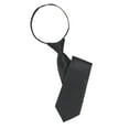 thumbnail image 1 of INSPIRE CHIC Men's Adjustable Zipper Solid Color Business Interview Necktie Black-Zip One Size, 1 of 5