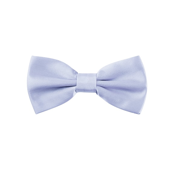 INSPIRE CHIC Men's Bow Tie Accessories Adjustable Strap Formal Solid Tuxedo Pre-Tied Lavender
