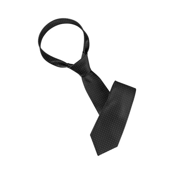 INSPIRE CHIC Men's Self-Tied Necktie Classic Width Polka Dot Ties for Men Formal Wedding Black One Size
