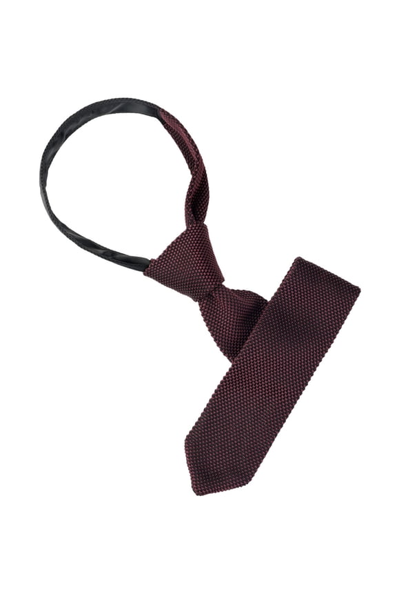 Men's Knitted Neckties Regular Tie Heart Print Ties Casual Black Red One Size