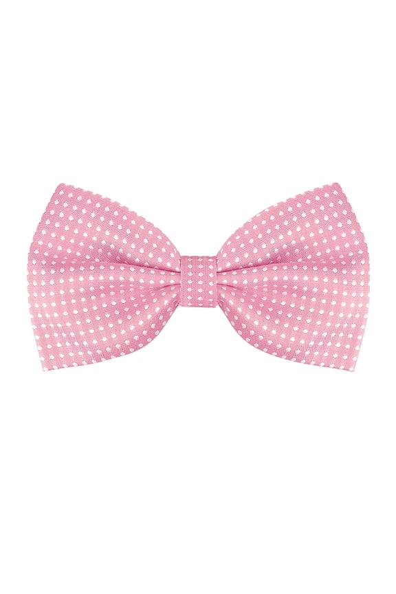 Men's Polka Dots Pre-Tied Bow Ties Bowties Wedding Party Bowties Pink One Size