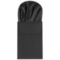 thumbnail image 1 of INSPIRE CHIC Men's Pre-Folded Polka Dots Round Pocket Square On Card for Suit Handkerchief Black One Size, 1 of 4