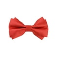 thumbnail image 1 of INSPIRE CHIC Men's Pre-tied Bow Ties Double Layered Adjustable Solid Color Bow Tie Red, 1 of 4