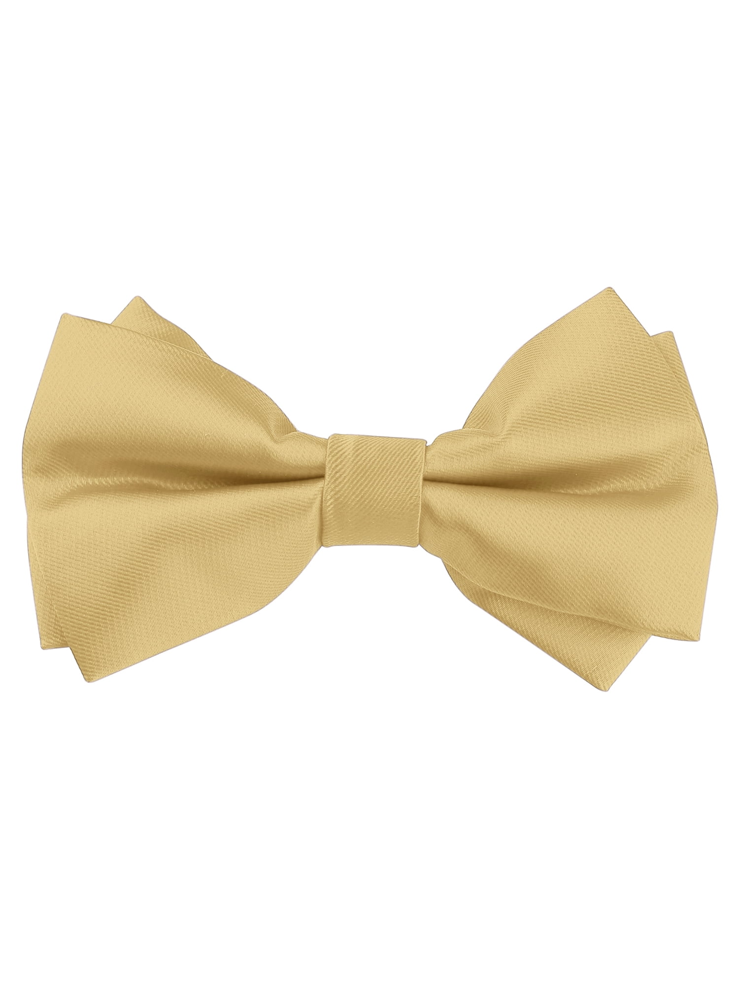 Allegra K Men's Pretied Bow Ties Satin Solid Bowties for Formal Tuxedo