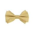 thumbnail image 1 of INSPIRE CHIC Men's Pre-tied Bow Ties Double Layered Adjustable Solid Color Bow Tie Champagne, 1 of 4