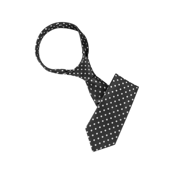 INSPIRE CHIC Men's Self Tied Polka Dots Wide Necktie Formal Casual Ties Black One Size