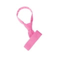 thumbnail image 1 of INSPIRE CHIC Men's Self-tied Solid Color Neckties Flat Neckwear Knitted Ties Pink, 1 of 5