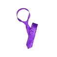 thumbnail image 1 of INSPIRE CHIC Men's Sequins Tie Self Tie Neck Shine Party Costume Tie Purple One Size, 1 of 6