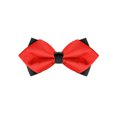 thumbnail image 1 of INSPIRE CHIC Men's Solid Color Pre-Tied Bow Ties Neck Wedding Party Tuxedo Pointed Bowties Red One Size, 1 of 5