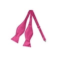 thumbnail image 1 of INSPIRE CHIC Men's Solid Color Self-tied for Formal Wedding Party Tuxedo Bow Ties Rose Red One Size, 1 of 5