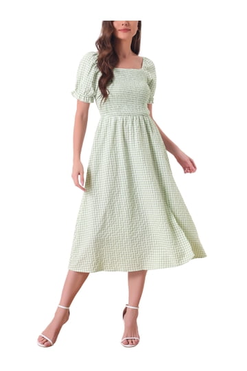 slim fit dress slacks Green and White Stripe Tula Dress S