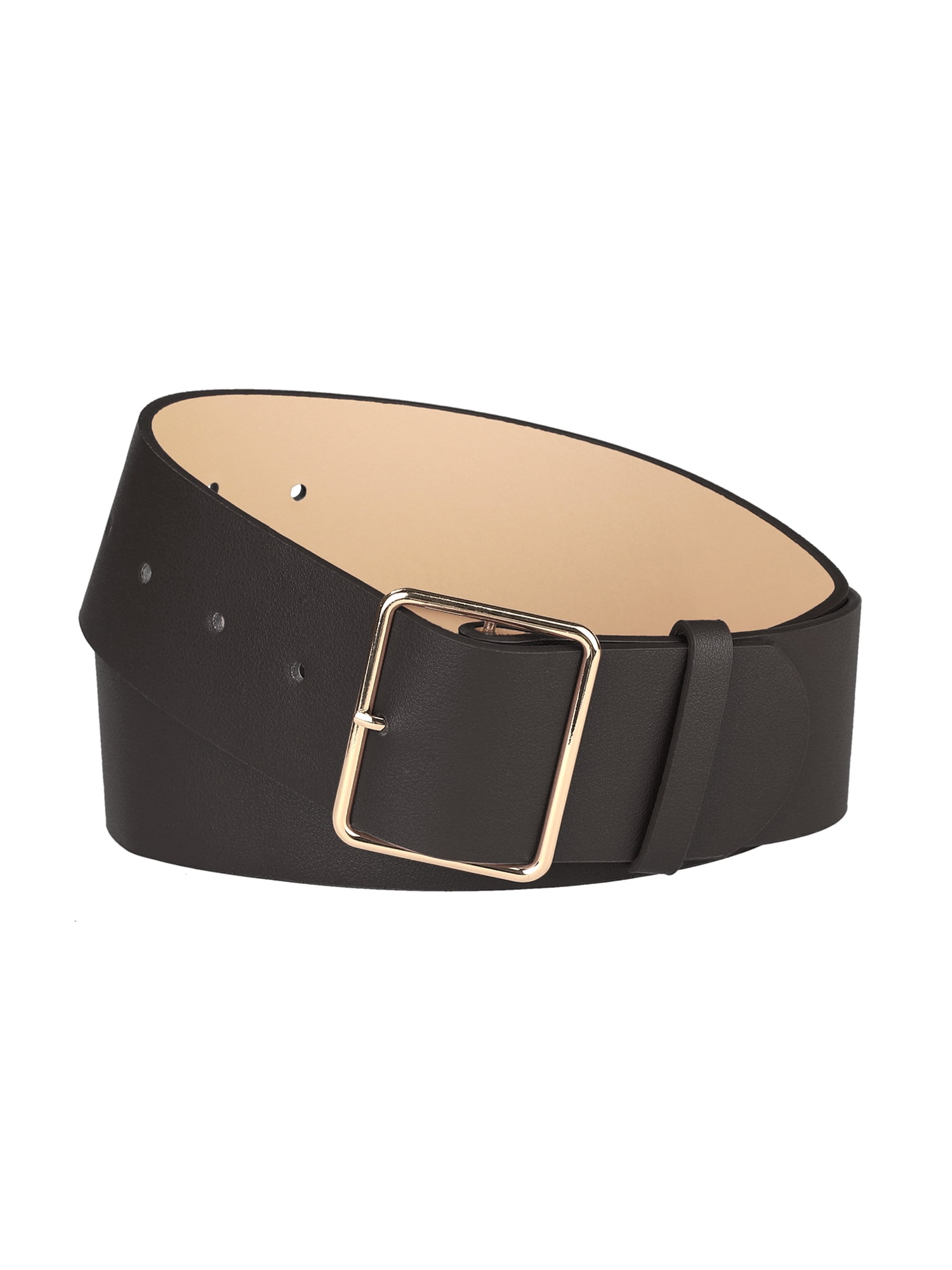 INSPIRE CHIC PU Leather Belts for Women Metal Pin Buckle 2 
