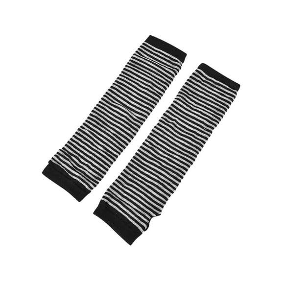 INSPIRE CHIC Pair Stripes Printed Stretch Women's Fingerless Arm Warmers Gloves
