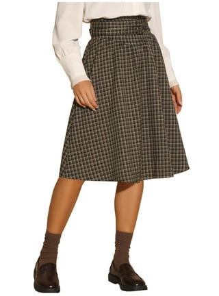 Brown plaid skirt 7 little words hot sale