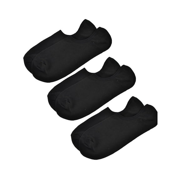 INSPIRE CHIC Pure Pattern Low Cut Running Sport Ankle Socks Black for Man Black