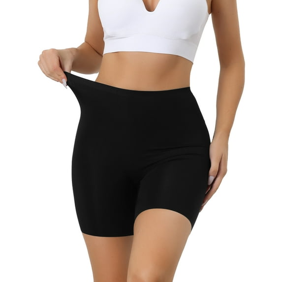 INSPIRE CHIC Shapewear Shorts Tummy Control for Women High Waisted Boyshorts Body Shaper Underwear Black XS
