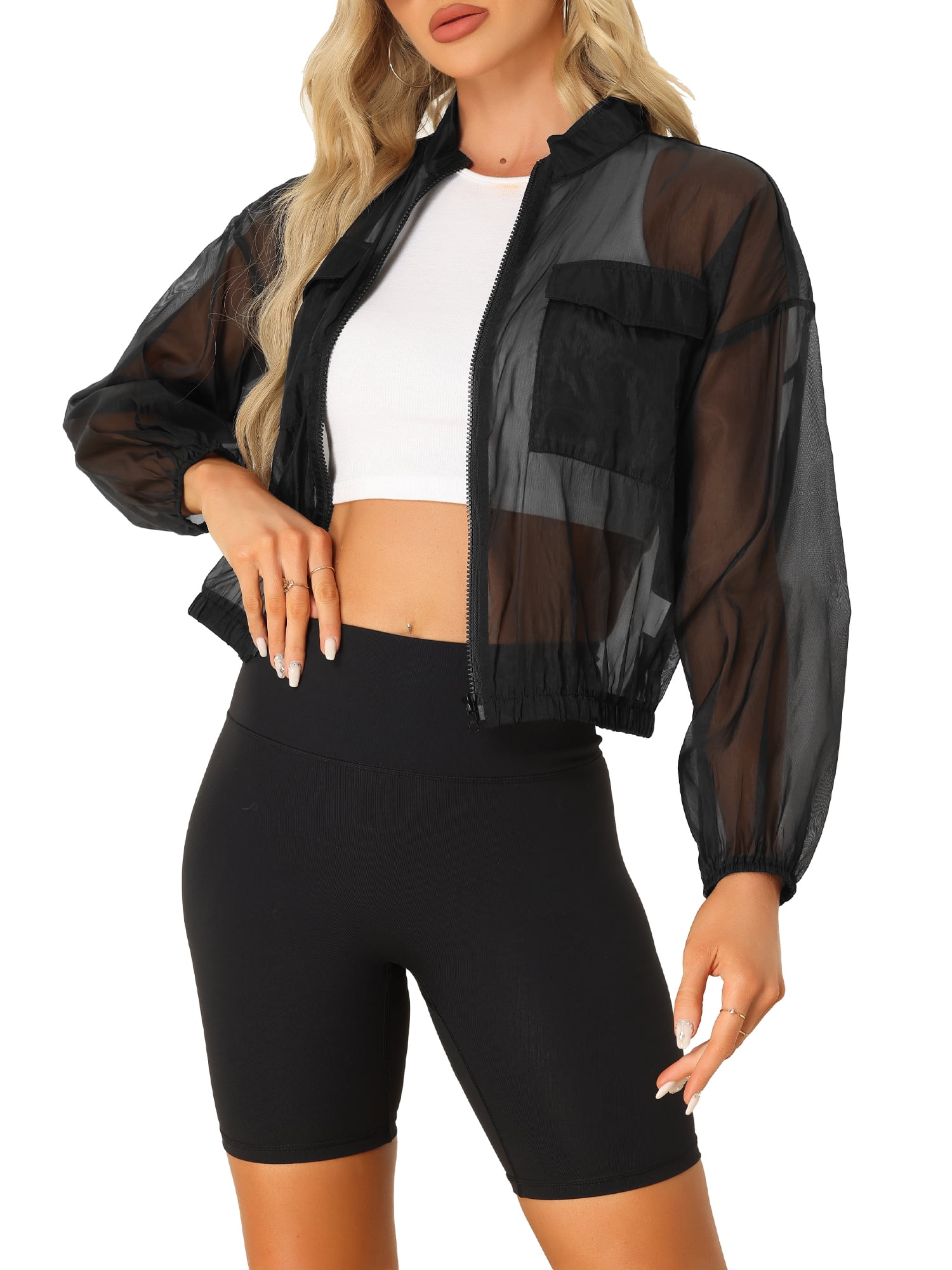 美品★ BUMPY SHEER DOUBLE JACKET Oversized bomber jacket with studs, Light Green - Sisley