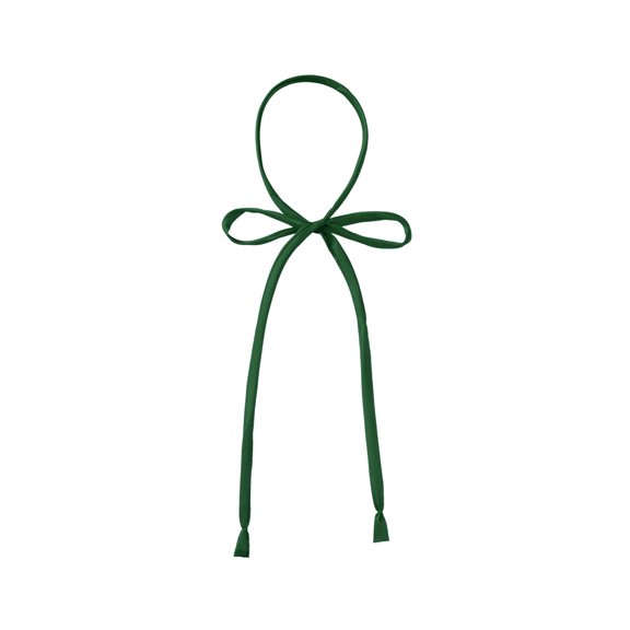 INSPIRE CHIC Solid Color Bowtie Bowknot For Women Men Self Tie Bow Ties Neckwear Deep Green One Size