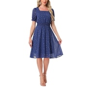 green emerald velvet dress Royal Blue Floral Jacquard Mini Dress - All Dresses main image 1