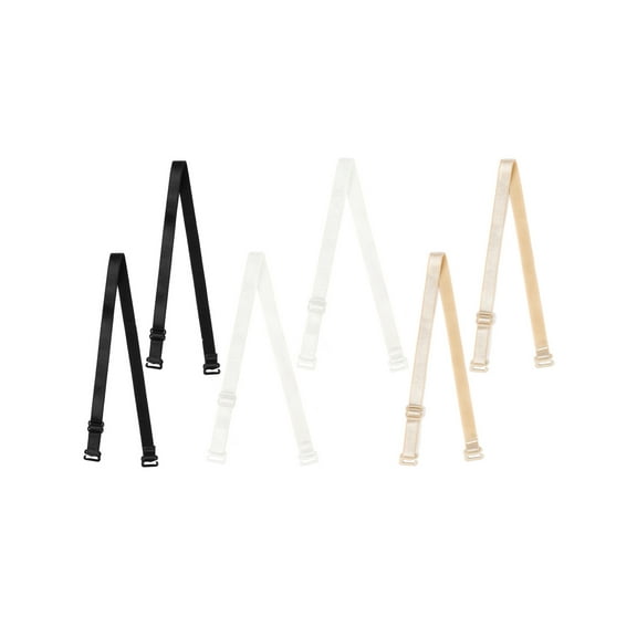 INSPIRE CHIC Stretchable Shoulder Bra Straps Adjustable Elastic Straps for Women