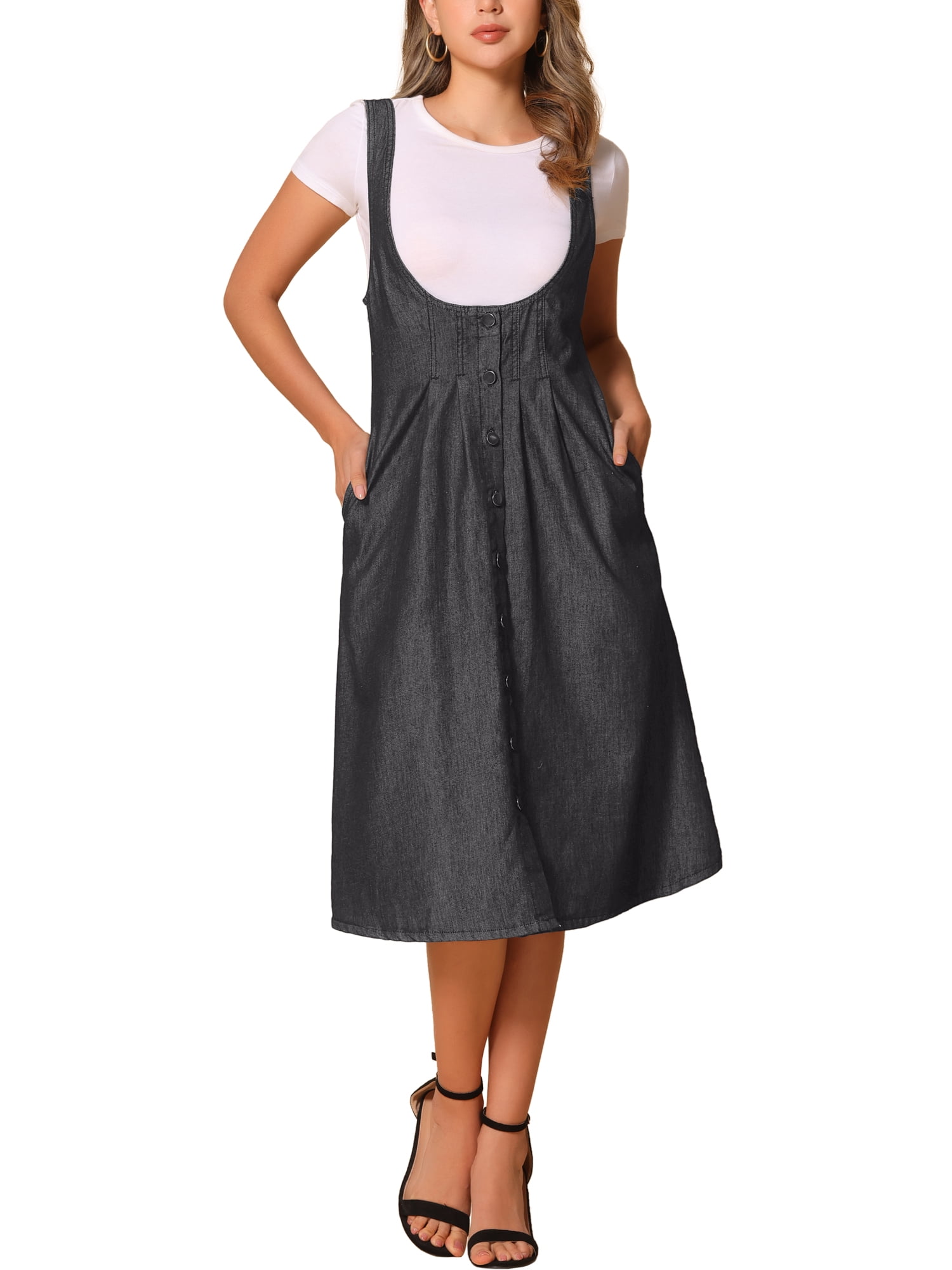 black denim dress midi Buy Black Denim Midi Shirt Dress from Next USA