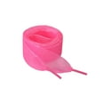 thumbnail image 1 of INSPIRE CHIC2 Pairs Flat Snow Yarn Shoelaces 2.5cm/4cm Wide Transparent Shoe Laces for Sneakers Bright Pink 90cm/35", 1 of 6
