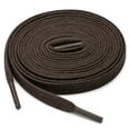 thumbnail image 1 of INSPIRE CHIC Unisex 2 Pairs Waxed Cotton Flat Shoelaces for Work Boots Casual Shoes Dark Brown 80cm / 31.49", 1 of 4