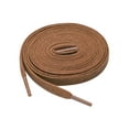 thumbnail image 1 of INSPIRE CHIC Unisex 2 Pairs Waxed Cotton Flat Shoelaces for Work Boots Casual Shoes Red Brown 150cm / 59.05", 1 of 4