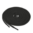 thumbnail image 1 of INSPIRE CHIC Unisex 1/5" Thick 2 Pairs Round Shoelace for Casual Sneakers Black 90cm / 35.43", 1 of 4