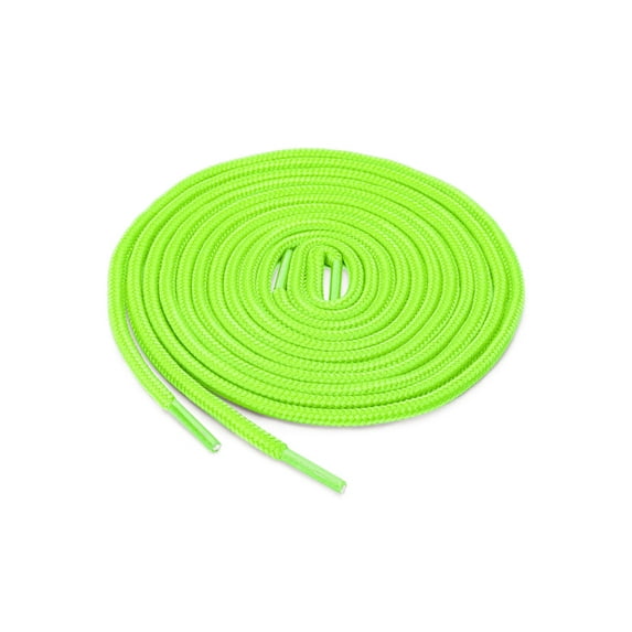 INSPIRE CHIC Unisex 1/5" Thick 2 Pairs Round Shoelace for Casual Sneakers Fluorescent Green 70cm / 27.55"