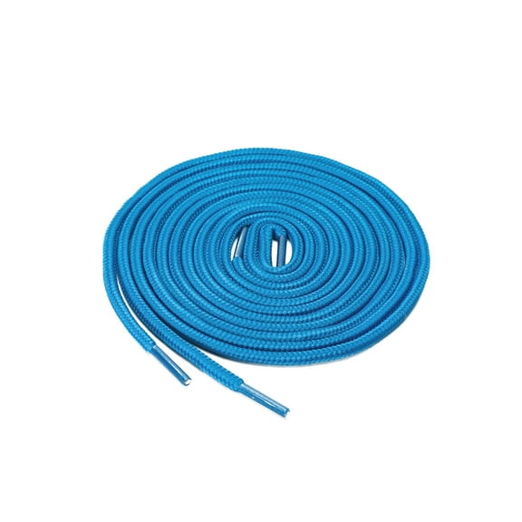 INSPIRE CHIC Unisex 1/5" Thick 2 Pairs Round Shoelace for Casual Sneakers Light Blue 90cm / 35.43"