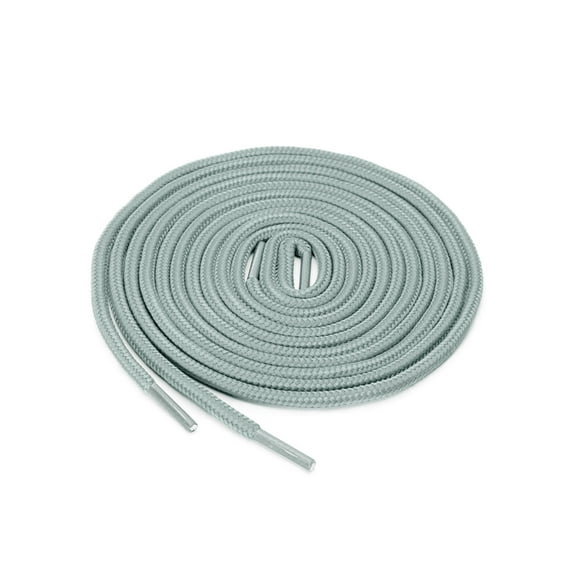INSPIRE CHIC Unisex 1/5" Thick 2 Pairs Round Shoelace for Casual Sneakers Light Gray 70cm / 27.55"