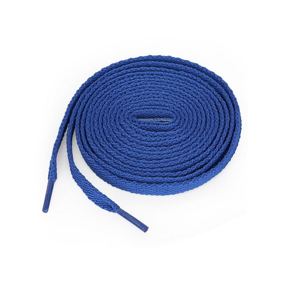 INSPIRE CHIC Unisex 5 Pairs High Durability Athletic Flat Shoelaces for Sneakers Blue 100 cm/39.5"
