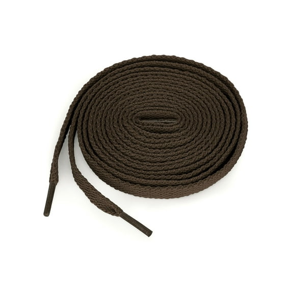 INSPIRE CHIC Unisex 5 Pairs High Durability Athletic Flat Shoelaces for Sneakers Brown 100 cm/39.5"