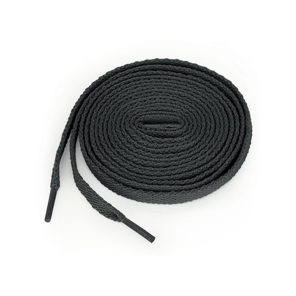 INSPIRE CHIC Unisex 5 Pairs High Durability Athletic Flat Shoelaces for Sneakers Dark Gray 90 cm/35.5"