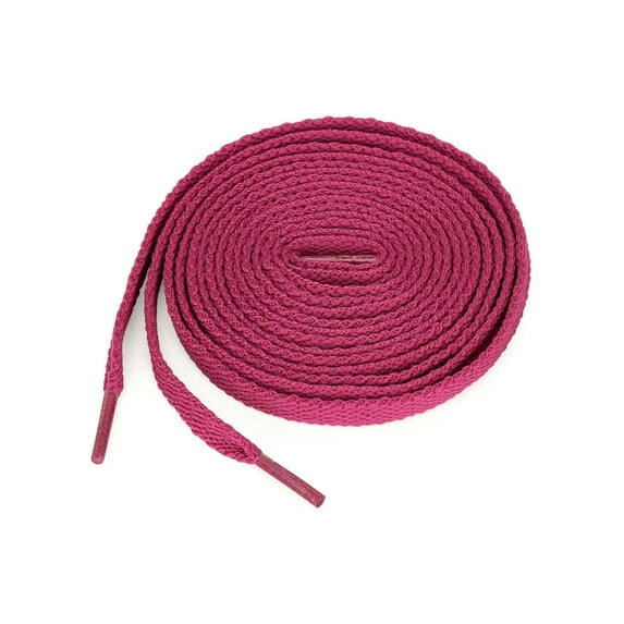 INSPIRE CHIC Unisex 5 Pairs High Durability Athletic Flat Shoelaces for Sneakers Fuchisa 130 cm/51"